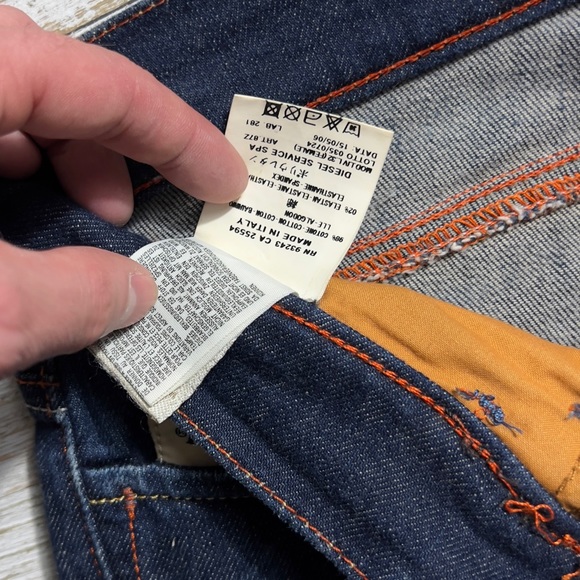 Diesel LIV Italian Straight Leg Wash 0087Z - Picture 14 of 16